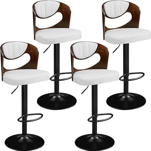 Set bar stools pu leather - set,