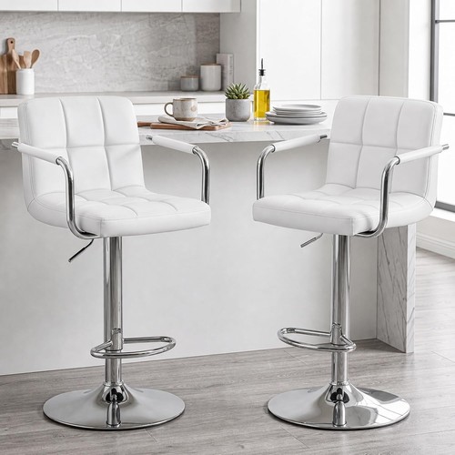 Bar stools set pu leather - set, of